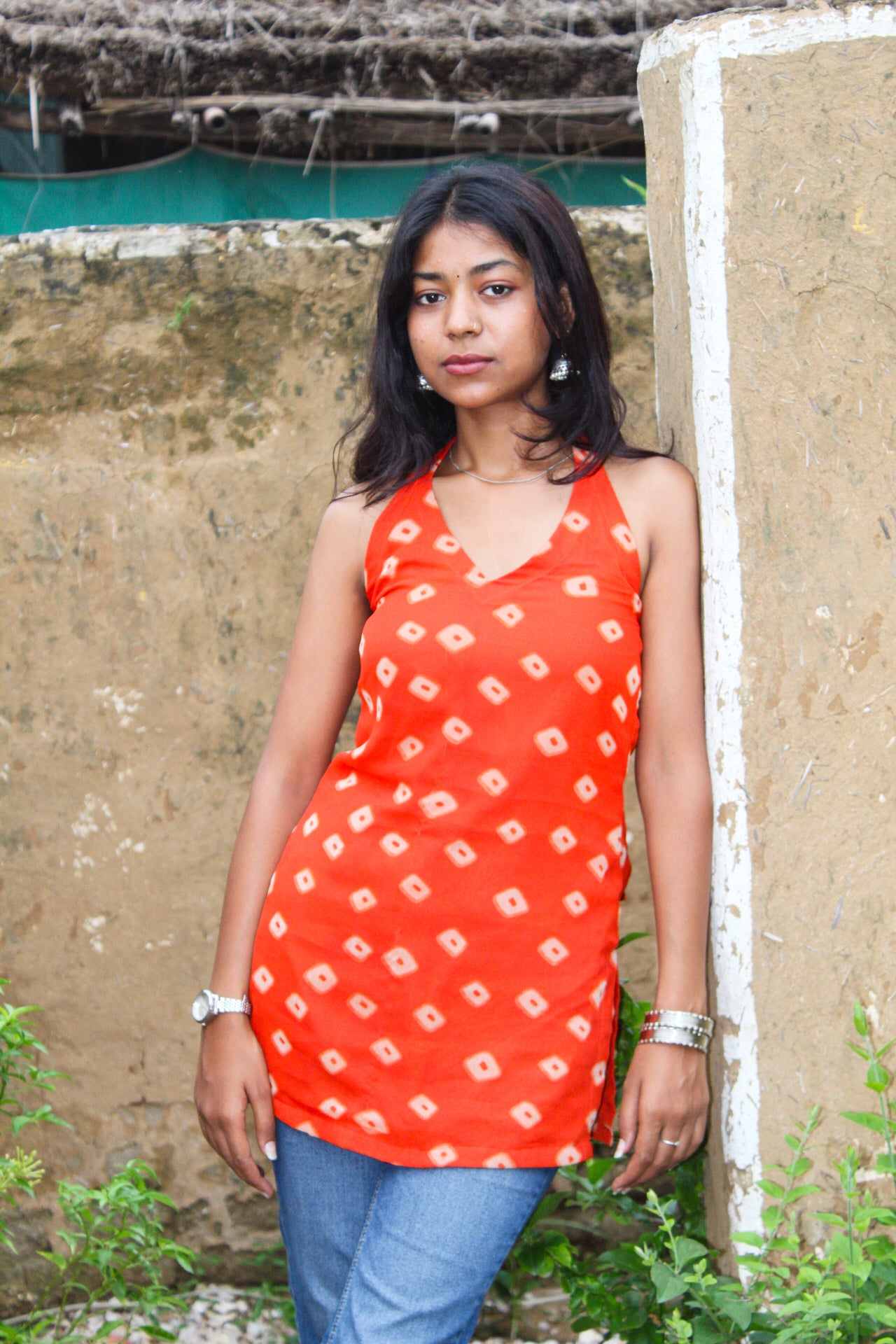 Maya's Haulter Neck Kurti