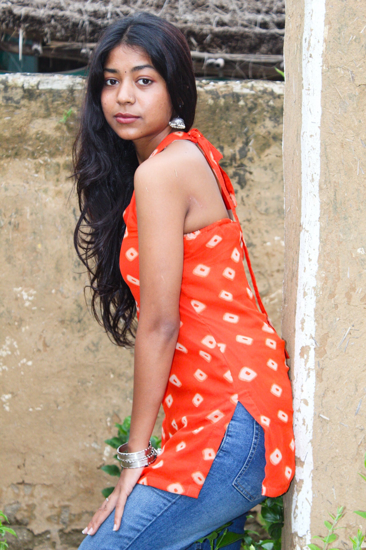 Maya's Haulter Neck Kurti