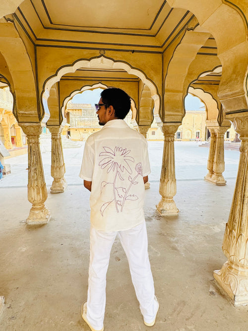 Botanical Back Handworked Shirt